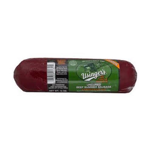 Zoom to enlarge the Usinger’s Beef Summer Sausage With Garlic