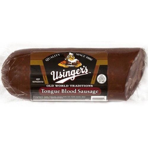 Zoom to enlarge the Usinger’s Tongue Blood Sausage