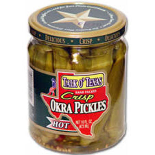 Zoom to enlarge the Talk O Texas Okra Pickled Mild