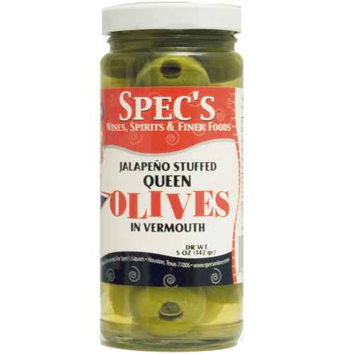 Zoom to enlarge the Spec’s Jalapeno Olives In Vermouth