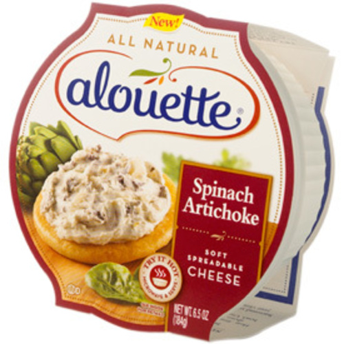 Zoom to enlarge the Alouette Spinach and Artichoke Soft Spreadable Cheese Cup