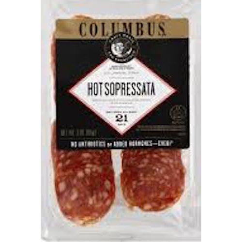 Zoom to enlarge the Columbus Meat • Artisan Hot Sopressata Sliced