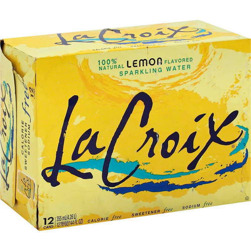 Zoom to enlarge the La Croix Lemon Flavored Sparkling Water 12 oz Can