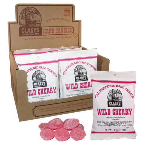 Zoom to enlarge the Claey’s Old Fashioned Wild Cherry Hard Candy In Bag