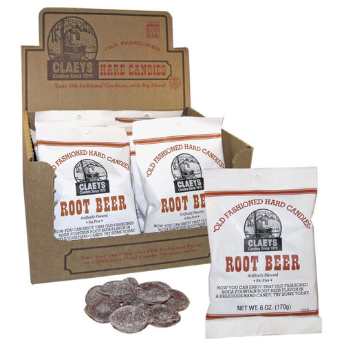 Zoom to enlarge the Claey’s Old Fashioned Root Beer Hard Candy