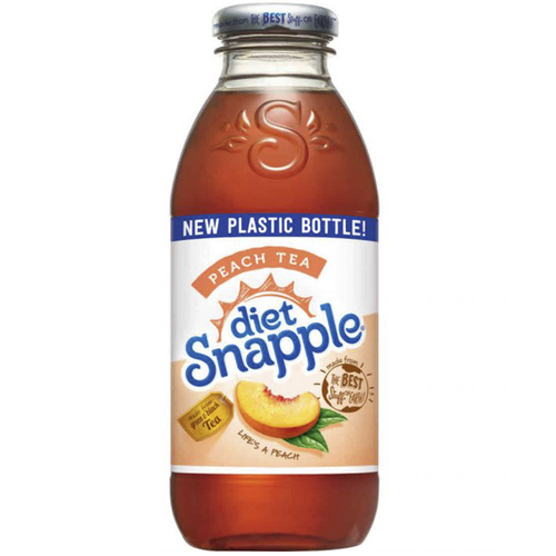 Zoom to enlarge the Snapple Tea • Diet Peach Single