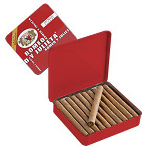 Zoom to enlarge the Cigar • Romeo Y Julieta Mini Aroma Red Tin 20pk Box