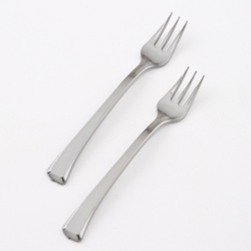 Zoom to enlarge the Emi Yoshi Glimmerware Silver Mini Forks 4 Inch