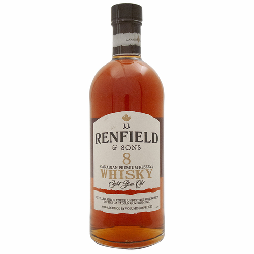 Zoom to enlarge the J.j. Renfield & Sons 8 Year Old Premium Reserve Canadian Canadian Whisky