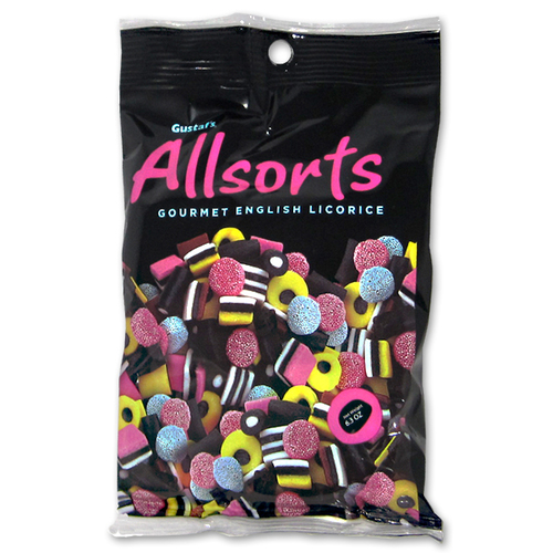 Zoom to enlarge the Gustafs Licorice Allsorts In Bag