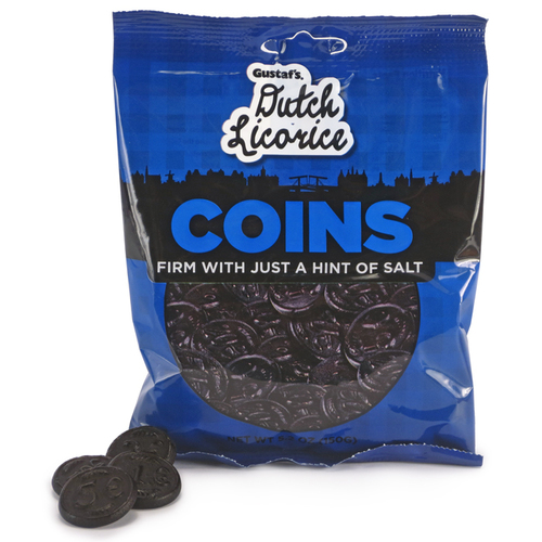 Zoom to enlarge the Gustafs Licorice Coins • Bags