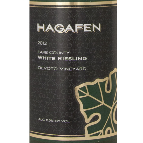 Zoom to enlarge the Hagafen Riesling Lake County