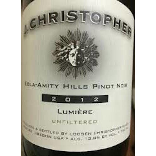 Zoom to enlarge the J Christopher Pinot Noir ‘lumiere’   Eola-amity Hills