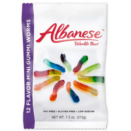 Zoom to enlarge the Albanese Worms Assorted Flavors Gummi Candy