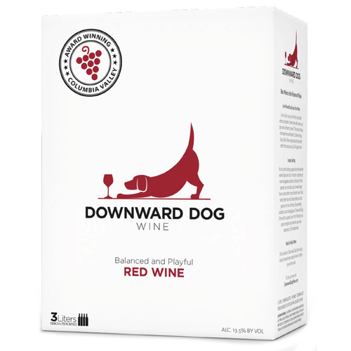 Zoom to enlarge the Downward Dog Red Blend Box Washington State