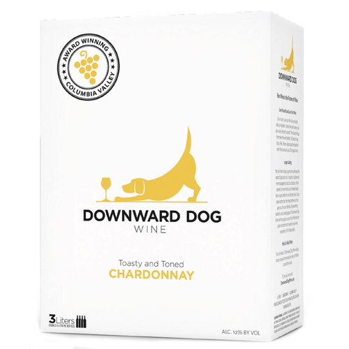 Zoom to enlarge the Downward Dog Chardonnay Box Washington State