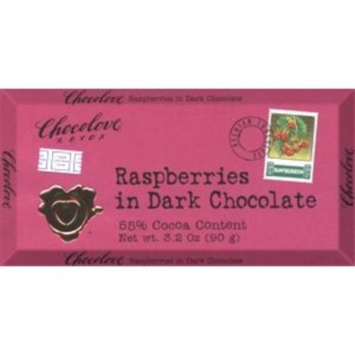 Zoom to enlarge the Chocolove Bar • Dark – Raspberry 55%