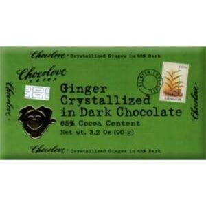 Chocolove Ginger 65% Dark Chocolate Candy Bar