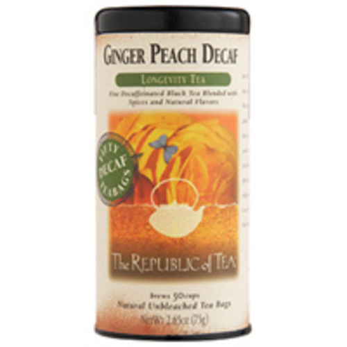 Zoom to enlarge the The Republic Of Tea Ginger Peach Decaf Tea Bags