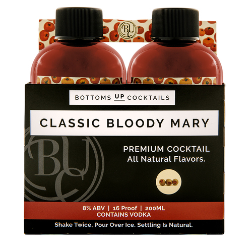Zoom to enlarge the Bottoms Up Cocktails • Bloody Mary 4pk-200ml