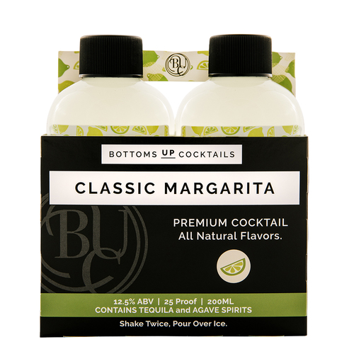 Zoom to enlarge the Bottoms Up Cocktails • Margarita 4pk-200ml