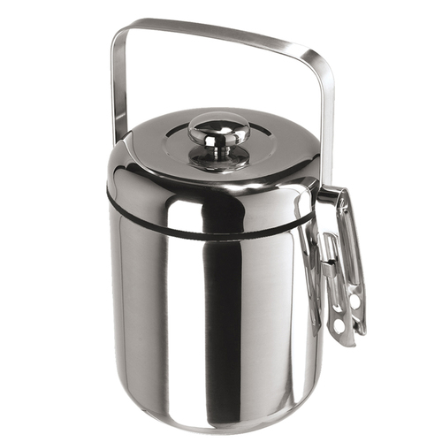 Zoom to enlarge the Oggi Stainless Steel Ice Bucket With Lid  Tongs and Handle