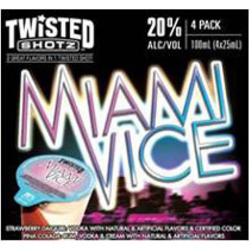Zoom to enlarge the Twisted Shotz • Miami Vice 4pk-25ml