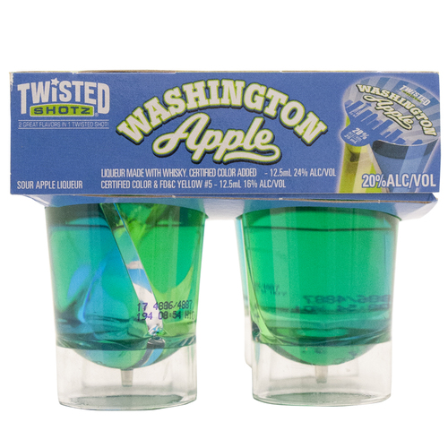 Zoom to enlarge the Twisted Shotz • Apple 4pk-25ml