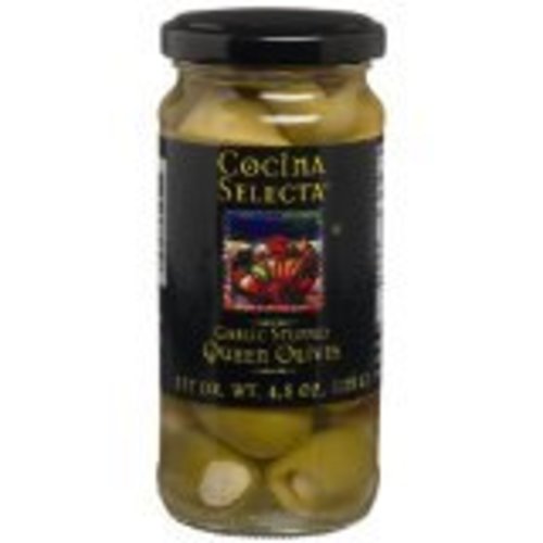 Zoom to enlarge the Cocina Selecta Queen Garlic Stuffed Olives