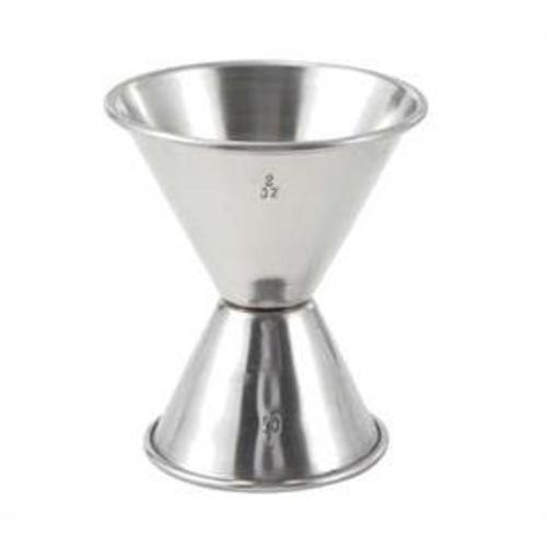 HUBERT® 1/2 and 1 oz Stainless Steel Double Jigger