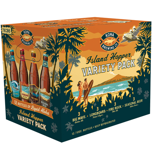 Zoom to enlarge the Kona Island Hopper Sampler • 12pk Bottle