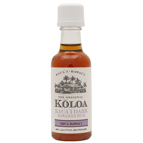 Zoom to enlarge the Koloa Hawaiian Rum • Dark 50ml (Each)