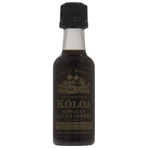 Zoom to enlarge the Koloa Hawaiian Rum • Kauai Coffee Rum 50ml (Each)