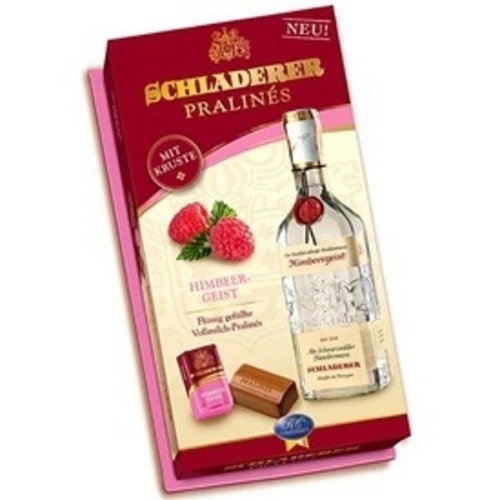 Zoom to enlarge the Schladerer Pralines • Raspberry Brandy In Milk Choc