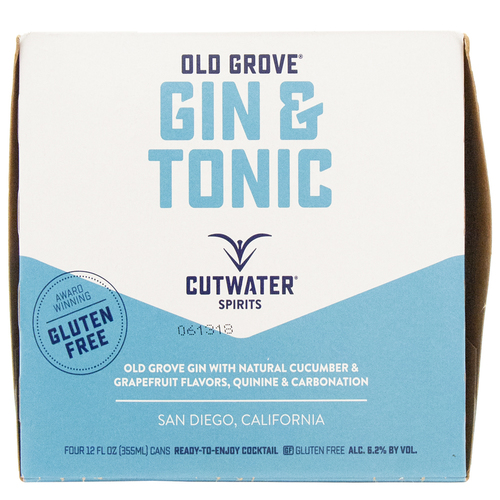 Zoom to enlarge the Cutwater Cocktails • Gin & Tonic 4pk-12oz