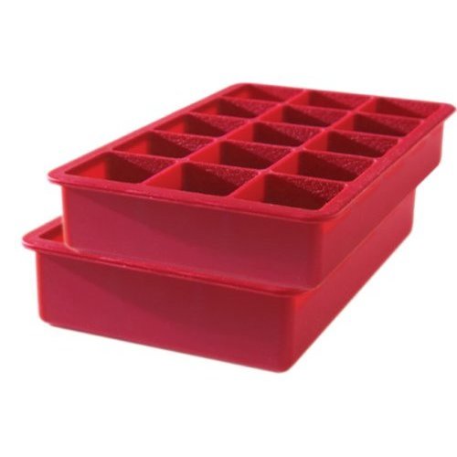 Zoom to enlarge the Tovolo • Perfect Cube Ice Tray • Apple Red 2 Pk