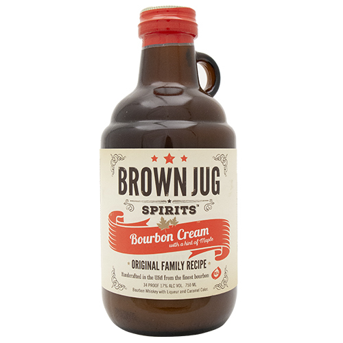 Zoom to enlarge the Brown Jug Spirits Bourbon Cream Liqueur