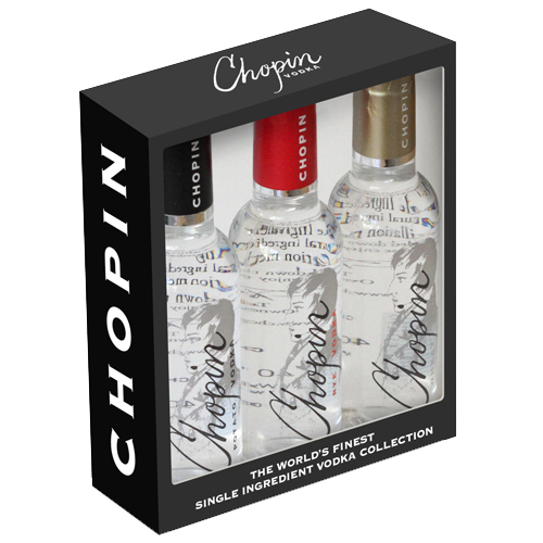 Zoom to enlarge the Chopin Vodka • Mini Collection 3pk-50ml