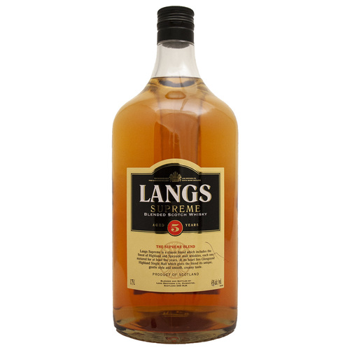 Zoom to enlarge the Lang’s Supreme 5yr Blended Scotch Whisky