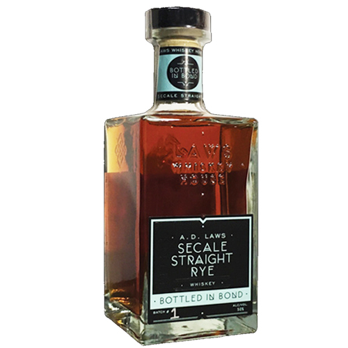 Zoom to enlarge the A.d. Laws Secale Stght Rye Bottled In Bond 100′