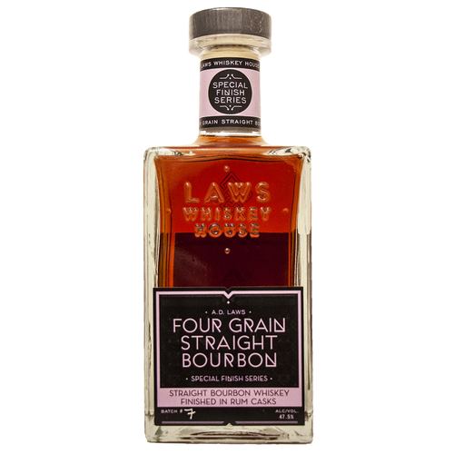 Zoom to enlarge the A.d Laws Four Grain Straight Bourbon • Rum Finish