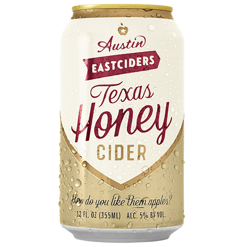 Zoom to enlarge the Ausitn Eastciders Texas Honey Cider • 6pk Can