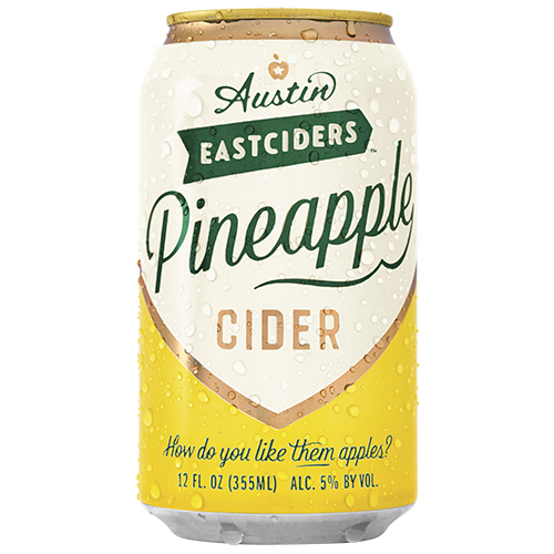 Zoom to enlarge the Austin Eastciders Pineapple Cider • 6pk Can