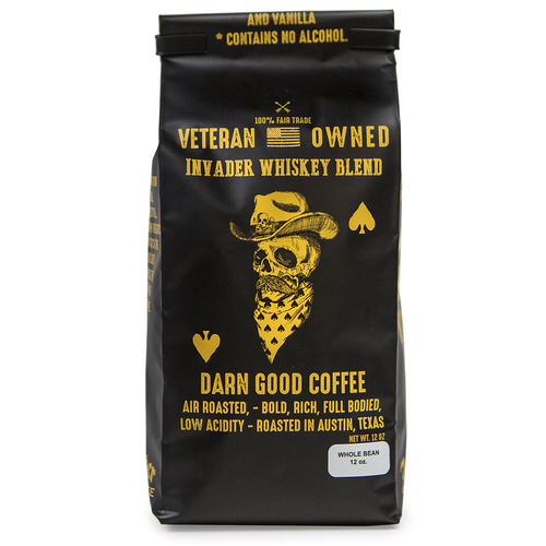 Zoom to enlarge the Invader Coffee • Whiskey Blend Med Rst Whole Bean