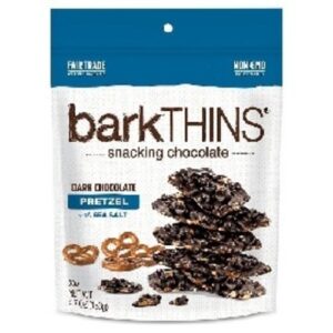 Barkthins Dark Chocolate Pretzels With Sea Salt Snacking
