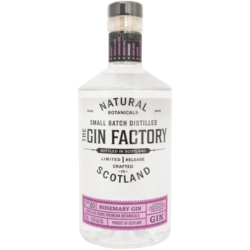 Zoom to enlarge the The Gin Factory Limited Release Small Batch Rosemary Gin
