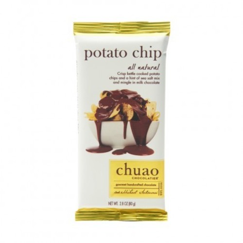 Zoom to enlarge the Chuao Potato Chip Sea Salt Milk Chocolate Candy Bar