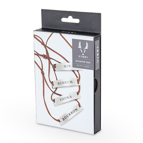 Zoom to enlarge the True Fab • Admiral Decanter Tags • Assorted 4 Pk