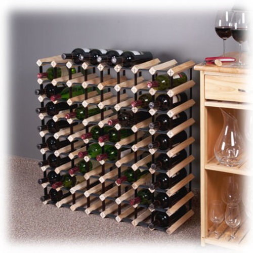 64 bottle wine discount rack