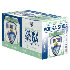 Canteen Cocktails • Cucumber Mint Vodka 6pk-12oz